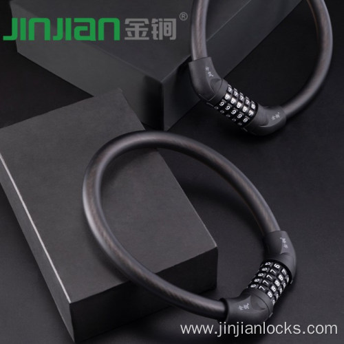 Strong Combination Cable Bike Lock Resettable Lock